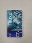 Maxell Video Cassette - T-120 Gx-silver High Quality 6 Hour Vhs Tape Brand New 