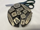 Antique Asian Bronze Handmade Jewelry Molds Ring Bracelet Earrings Ring 11 Total