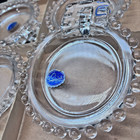 Imperial Glass Candlewick Beaded Edge Ashtray Set 4 Pc Original Box Vintage