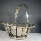 Vintage Godinger Silver Company Silver Plated Handled Open Leaf Basket 