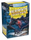 Dragon Shield Matte Black Standard Size Sleeves Display - 10 Packs Of 100 Ct