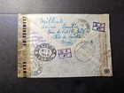 1944 Registered Brazil Airmail Cover Rio De Janeiro To Italy Service Suspended