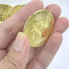  10  Limited Edition Gold   Silver Bitcoin Commemorative Coins  40mm 