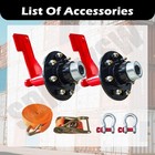 2pack Shipping Container Wheels 8-lug Wheels Kit shipping Container Accessories