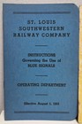 Lot Of 5 St  Louis Southwestern Railway Lines Employee Pamphlets booklets