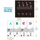 Piano Keyboard Stickers For 88 61 54 49 37 Key Bold Large Letter Piano Sticke   