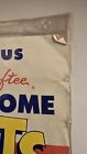 Original Vintage Mr  Softee Ice Cream Truck Reversible Sign Poster 1960