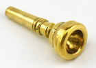 1940s Vincent Bach New York 1c Gold Vintage Professional Large Cornet Mouthpiece