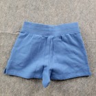 Polo Ralph Lauren Girls Sweat Short Size S Blue Fleece Lined Drawstring