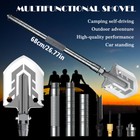 Military Portable Folding Shovel Multi Function Steel Spade Outdoor Survive Tool