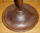 Vintage   Antique Turned Wood Candlestick - 13 5  