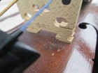 Full Size Violin W  Gotz Bridge Incl  Case   German Bow