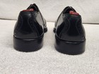Men   s 8 D Allen Edmonds Polo Vintage Black Leather Saddle Oxford Shoes Usa