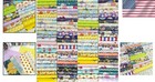 200 Assorted Floral Cotton Fabric Fat Quarters For Creative Diy Crafts - 4x4 In