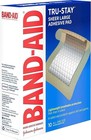 Band-aid Brand Tru-stay Adhesive Pads  Large Sterile Bandages For Wound Care  10