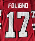 Nick Foligno Signed Autographed Chicago Blackhawks Custom Jersey Psa Dna Coa