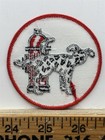 Dalmatian Dog Peeing On Fire Hydrant Shoulder Patch Vintage