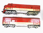 O Gauge Lionel  2243 Texas Special F3 A b Diesel Engine Set  lot 0521 