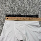 Nike Pro Training Shorts Youth Boys Small Tight Dri Fit White Ck4537-100