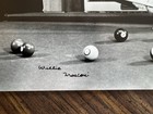 Willie Mosconi Signed 8x10 Photo W mueller Coa Billiards Pool Legend Rare