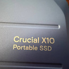 Crucial X10 1tb External Usb-c Ssd With Usb-c To C Cord - Blue - Power Hours - 0