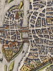 Paris 1572 Historic City Plan Vintage Map - 18x24