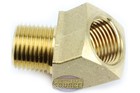Rapid Air 45 Degree 1 4  Npt Pipe Thread Brass Street Elbow Fitting Usa 50130