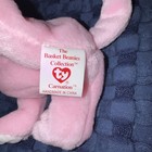 Ty Basket Beanie Baby Carnation The Cat 4  Plush New Mwmt s