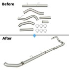 Turbo Back Muffler Exhaust Pipe For Dodge Ram Cummins Diesel 2007 5-2012 6 7l 5 
