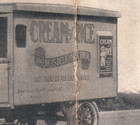 Rare  1922 Cream Of Rice New Orleans Music Auto Delivery Truck Display Sign Card