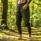 Mens Medieval Viking Pants Cotton Blend Renaissance Ren Faire Costume Larp Trous