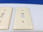 Vintage Antique Light Switch Covers Mcm Retro Reclaimed Lot Of 2