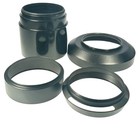 Unbranded 67mm Screw-in Metal Lens Hood Shades Lot Of 4 Hoods
