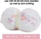 Mabozoo Thick Chunky Yarn For Hand   Arm Knitting super Bulky Big Soft Pluffy Ch