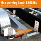 8 Pack 8 Inch Galvanized L-type Boat Trailer Bunk Brackets For 3 X 3 Crossmember
