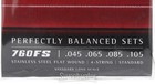 La Bella 760fs Deep Talkin  Bass Flatwound Bass Strings - Standard