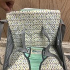 The First Years On-the-go Portable Booster Seat Foldable High Chair Teal Gray