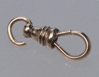 Victorian 14k Gold Dog Clip Clasp For Watch Chain 0375