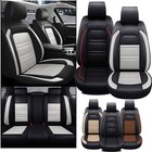 For Kia Luxury Car Seat Covers Full Set Front Rear Leather Pad 5-seater Cushion