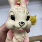 Vintage 1960   s Rubber Plastic Baby Toy Lot Bunny Puppy Light House