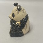 De Rosa Rinconada Gold Trim Ceramic Handcrafted Panda Bear Figurine 746 Signed