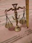 Vintage Cherub Brass Balance Scale Ornate