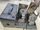 Lot Vintage Kodak  Camera Brownie Pliant  brownie Pliant box  Not Working