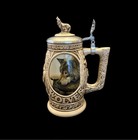 Avon Fine Collectibles Tribute To The North American Wolf Stein 1997 Pewter Lid