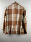 70s Vintage Sears The Men s Store Outerwear Plaid  Coat Zip Jacket Talon Size M