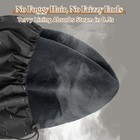 Luxury Waterproof Shower Cap Set In Black - Perfect For Long Hair   Dreadlocks