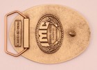Indiana Metal Craft Rodeo Saddle Bronco Rider Solid Brass Belt Buckle Usa
