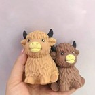 Jumbo Highland Cow Squishy Bundle Slow Rising Sensory Fidget Toy New Free Ship