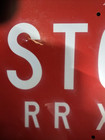 Railroad Crossing Stop Sign  Vintage