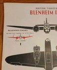 Blenheim Iv F British Fighter Recognition Identification Poster No  604 9 1942